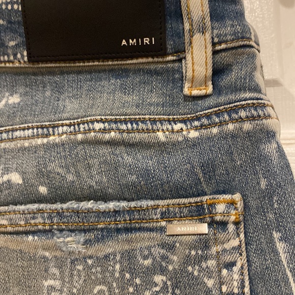 Amiri bleached bandana jean, men’s 31us - Picture 11 of 14